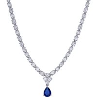 Collana Comete Donna Sposa Glamour in Argento Zircone GLA 266 - GLA 266